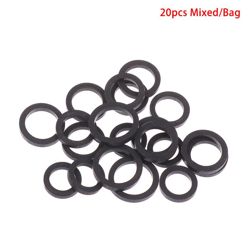 20Pcs Mixed Idle Wheel Belt Loop Pulley Rubber Ring For Cassette Deck Tape Recorder Audio-Stereo Player Rubber Rings 9Mm-13Mm