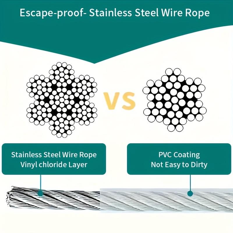 1 КОМПЛЕКТ бельевой веревки из нержавеющей стали, портативный, идеально подходит для стирки в помещении/на улице, аксессуары для кемпинга, ванные комнаты и общежития