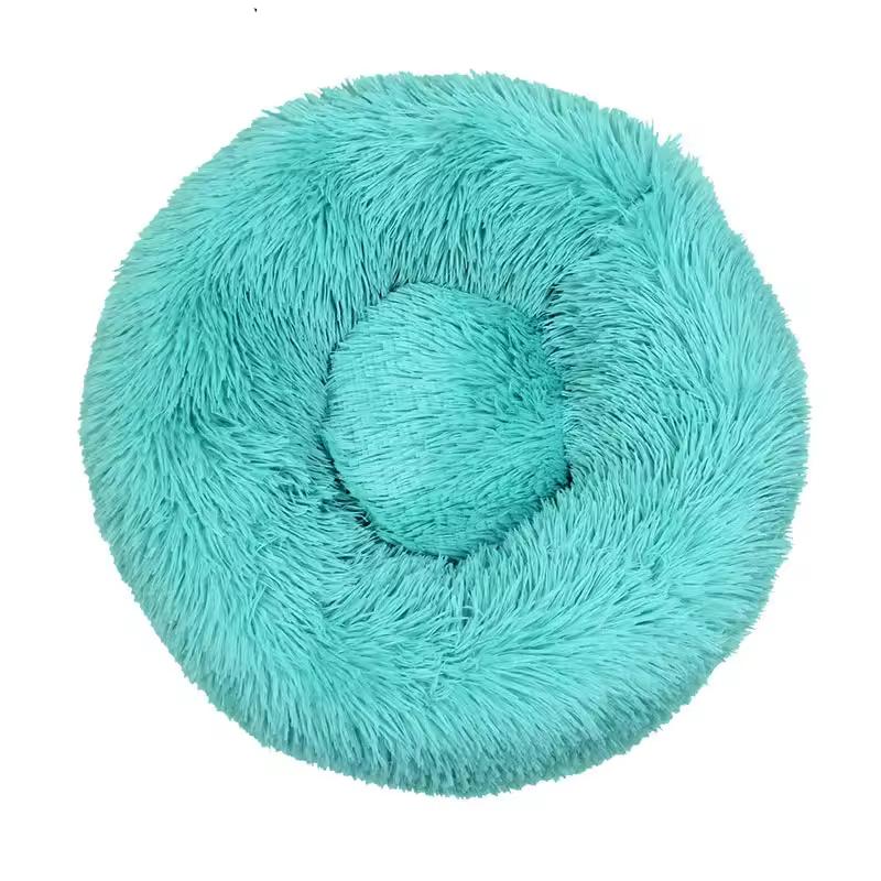 2021 Custom Modern Portable Cat & Dog Bed Indoor Eco-Friendly Fluffy Plush Soft Solid Pattern Camping Small Sizes