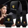 Car Headrest Cover Auto Seat Headrest Cushion Neck Pillow Case For Cayenne Panamera Macan Boxster 911 Carrera-GT 944 918 917