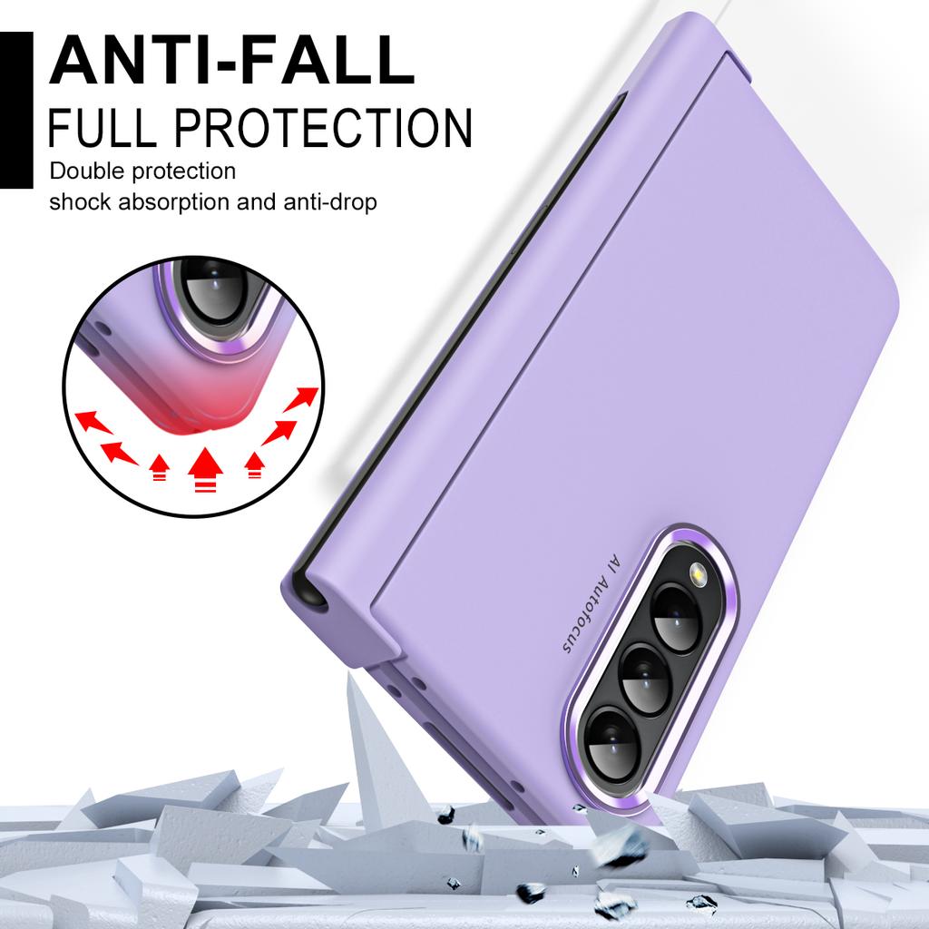 Для Samsung Z Fold4 чехол из закаленного стекла с полным покрытием для Samsung Galaxy Z Fold 4 5g Fold4 Zfold4 S Pen Holder Phone Bag Cases