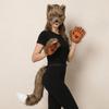 Plush Halloween Animal Cosplay Props Mask Animal Cosplay Props Halloween Cosplay Accessories  Party