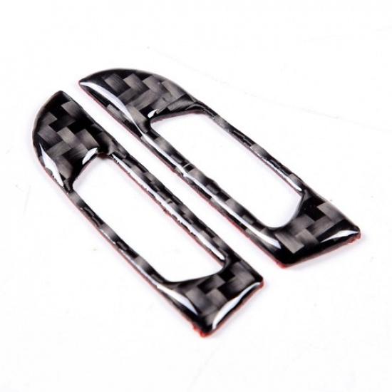 Carbon Side Air Outlet Pulley Button trim Cover For Maserati Ghibil 2014-22