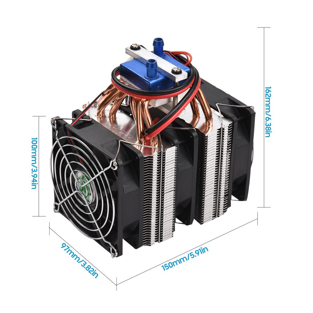 Полупроводниковый холодильный охладитель для аквариума высокой мощности, 180 Вт, 12 В, охлаждающая вода для холодильника