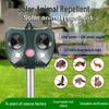 Solar-Powered Ultrasonic Pest & Bird Repeller with Infrared Sensor