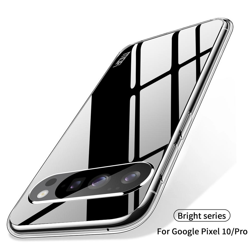 Для Google Pixel 10 Pro/Google Pixel 10 Прозрачный чехол для телефона MOFI Ультратонкая TPU Задняя крышка для телефона