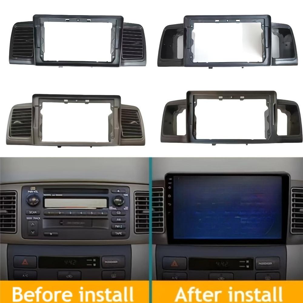 2DIN автомагнитола 9'' Рамка лицевая Подходит для Corolla E120 e 120 BYD F32007-2011 Панель приборной панели Рамка для стерео панели Рамка для приборной панели автомобиля