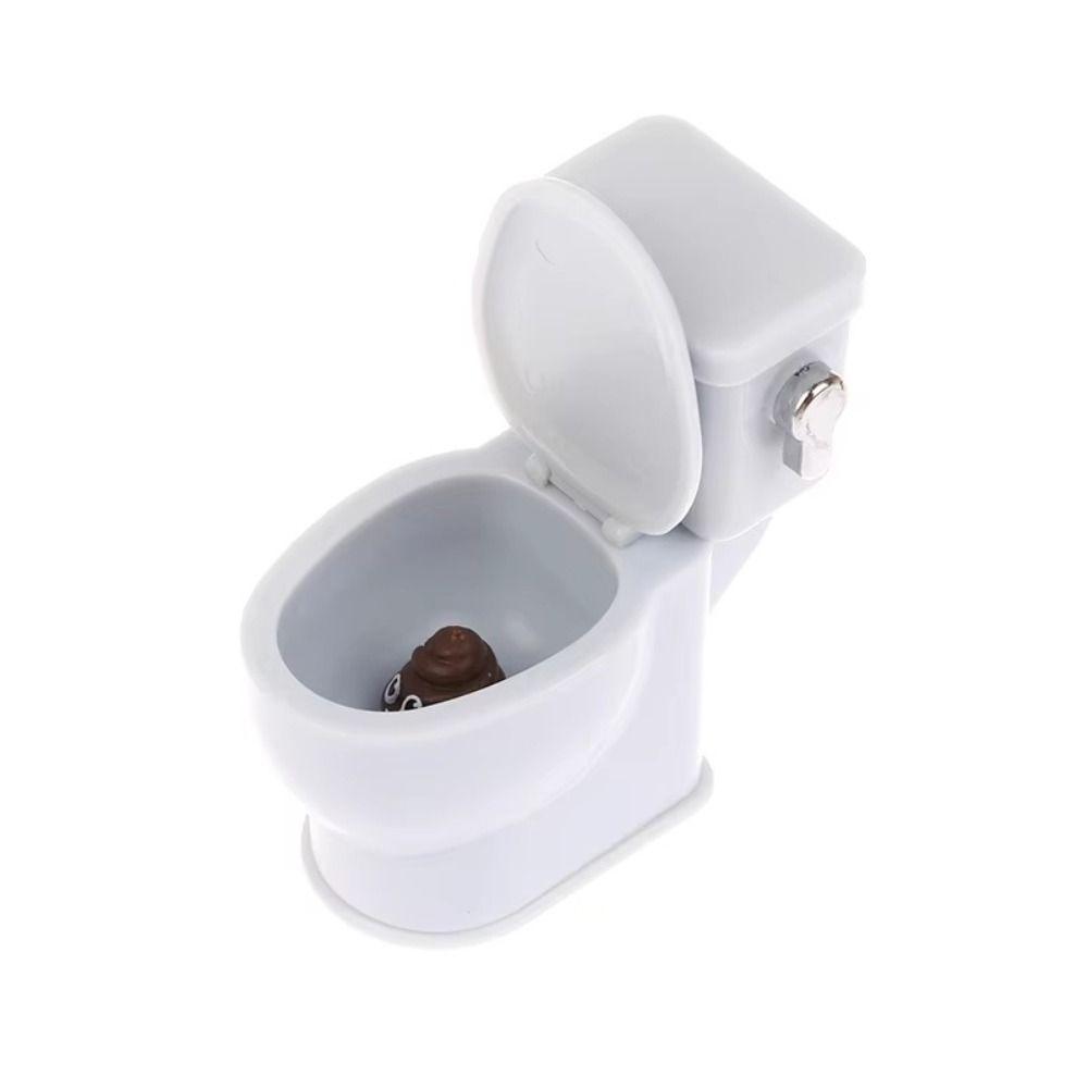 Flushing Sound Simulated Flushing Toilet Bathroom Furniture Miniature Toilet Toys For Children