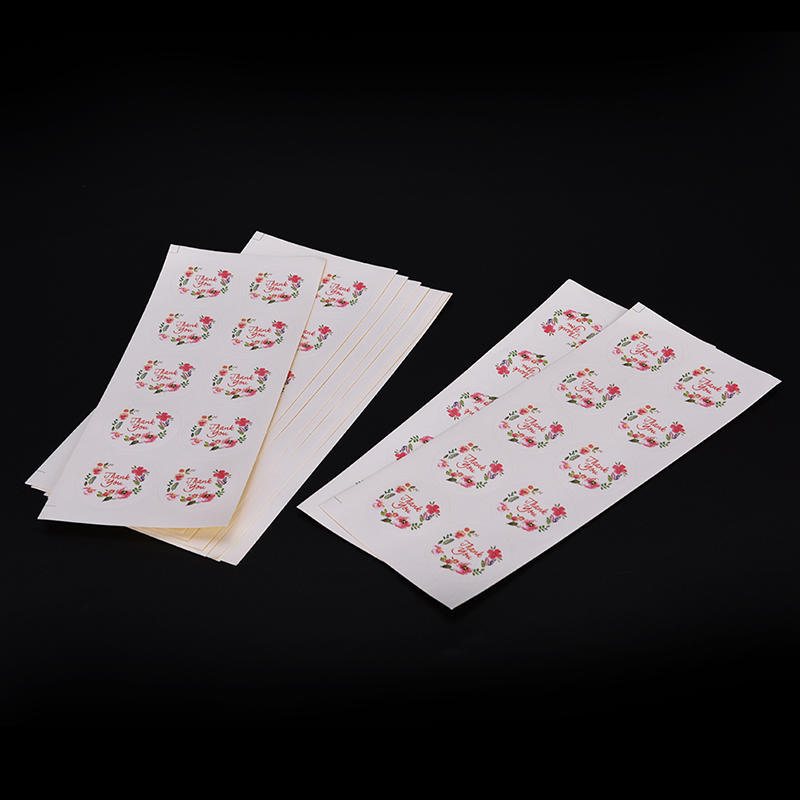100 шт. 3,5 см цветочный дизайн наклейки для креативных бумажных наклеек спасибо уплотнения для подарков