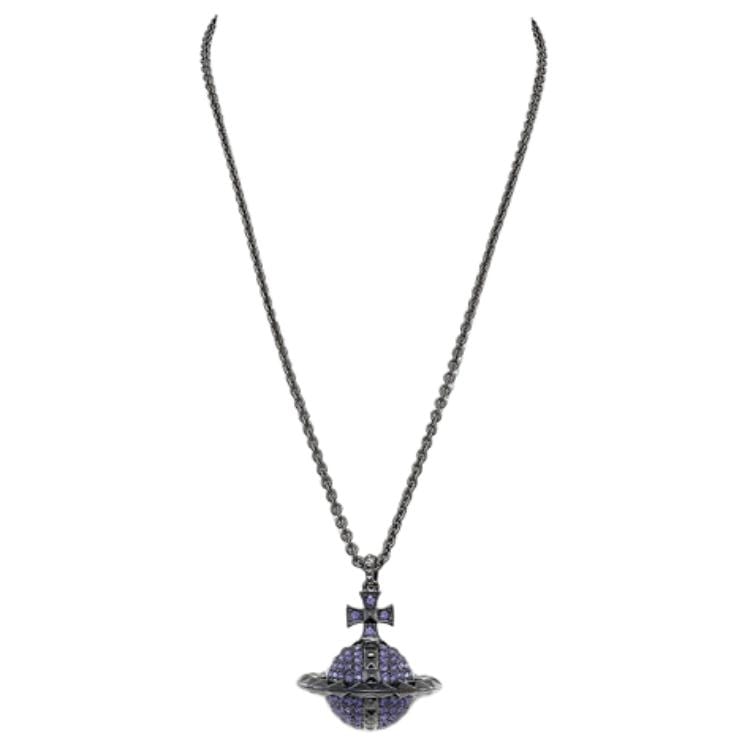 VIVIENNE WESTWOOD Латунные Ожерелья Женские Цвет Оружейного Металла 8050889826941