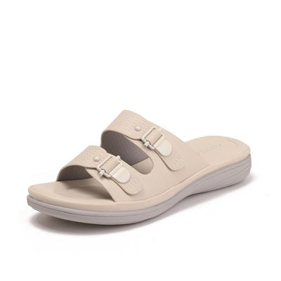 Тапочки на танкетке женские нескользящие летние богемные для путешествий на море с обратным набором шагающие по дерьму сандалии