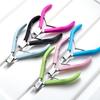 Ergonomic Cuticle Nipper With Rubber Handle Trimmer Professional Manicure Tool For Nail Care Full Jaw Clipper