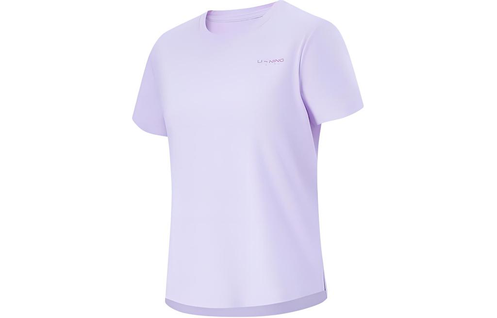 Li Ning Женская футболка серии Fitness Сиреневая ATSU454-5