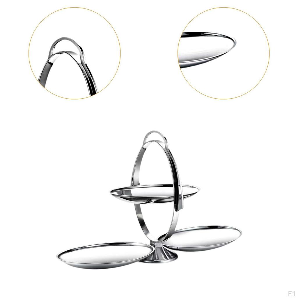 Складная подставка для торта, держатель для кексов, многофункциональный прочный поднос для выпечки и десертов для гостиной