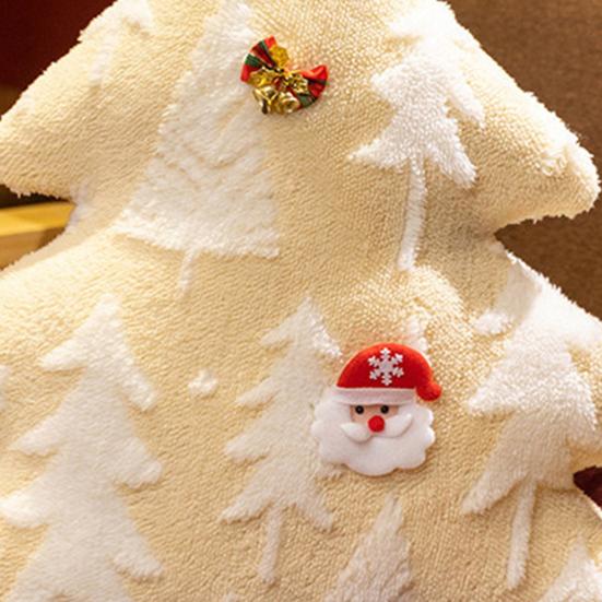 Плюшевая подушка в виде рождественской елки, мультяшная мягкая игрушка, мягкая диванная подушка, праздничное украшение для дома для дивана