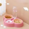 Cloud Type Multi-use Three Bowls of Automatic Drinking Cat Snack Bowl Anti-upset Dog Food Bowl PP Material Pet Supplies