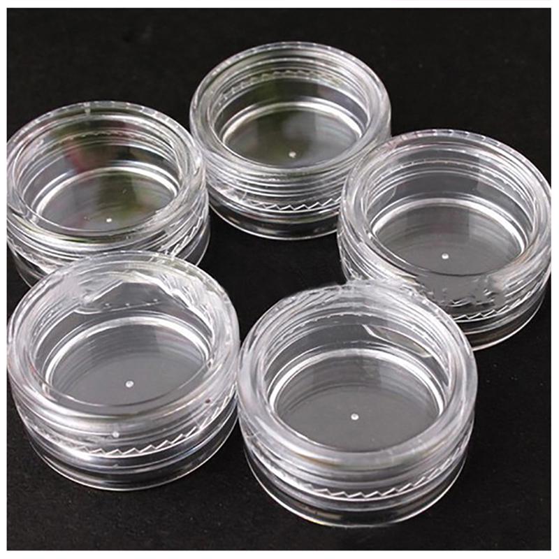 10X Clear Makeup Cosmetic Empty Jar Eyeshadow Face Cream Container Bottle