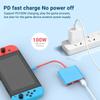 3 IN 1 Portable Nintendo Switch Docking Station TYPE-C To 4K HDTV Hub with HDMI and USB 3.0 for Steam Deck Phone IPad Laptop