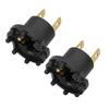 2pcs B28V-51-0A3 Low Beam Headlight Socket Male For Mazda 3 5 Protege 2001-2010