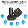 Car Charger 6-in-1 Safe Charging Mini QC 3.0 3.1A 6 USB Fast Charge Automotive Charger for Automobile