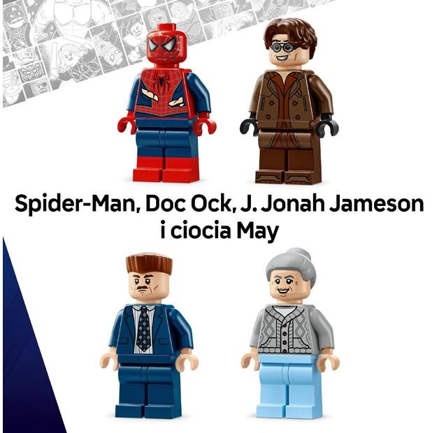 Конструктор LEGO Marvel 76321 Spider-Man против Doc Ock — сцена в метро