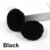 Fashion Luxury 2 Fluffy Pieces Child Girl Fluffy Furry Scrunchies Hair Scrunchies Bands Ring Ponytail Holder Hairwear Hair Decoration