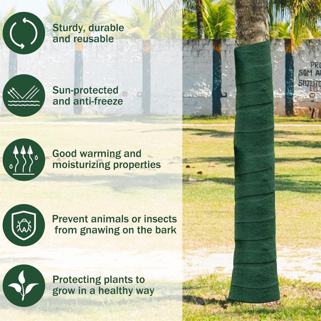 Защитные покрытия для деревьев Холодостойкая обертка для ствола дерева Защитная повязка для растений Обертывания для защиты коры деревьев Лента для защиты кустарников