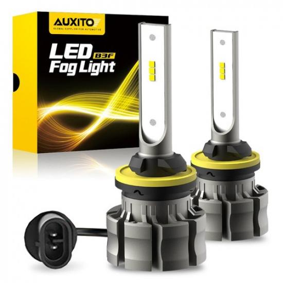 AUXITO 880 881 893 6500K White LED Foglight Fog Light Conversion Bulbs B3F EXV