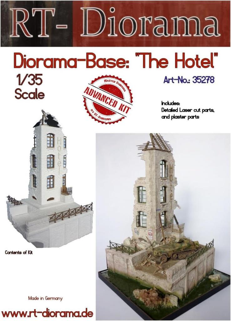 RT Diorama Diorama Base Hotel Diorama Base RTD35278 1/35