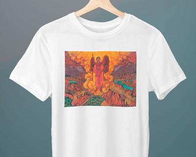 The Last Angel Nicholas Roerich Painting Unisex T-Shirt Art T-Shirt Symbolist Tempera Gift for Her Gift for Him Art Lover Gift