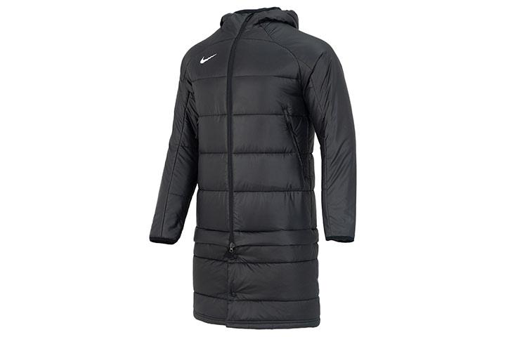 Nike Спортивный повседневный длинный пуховик с капюшоном Черный DJ6307-010