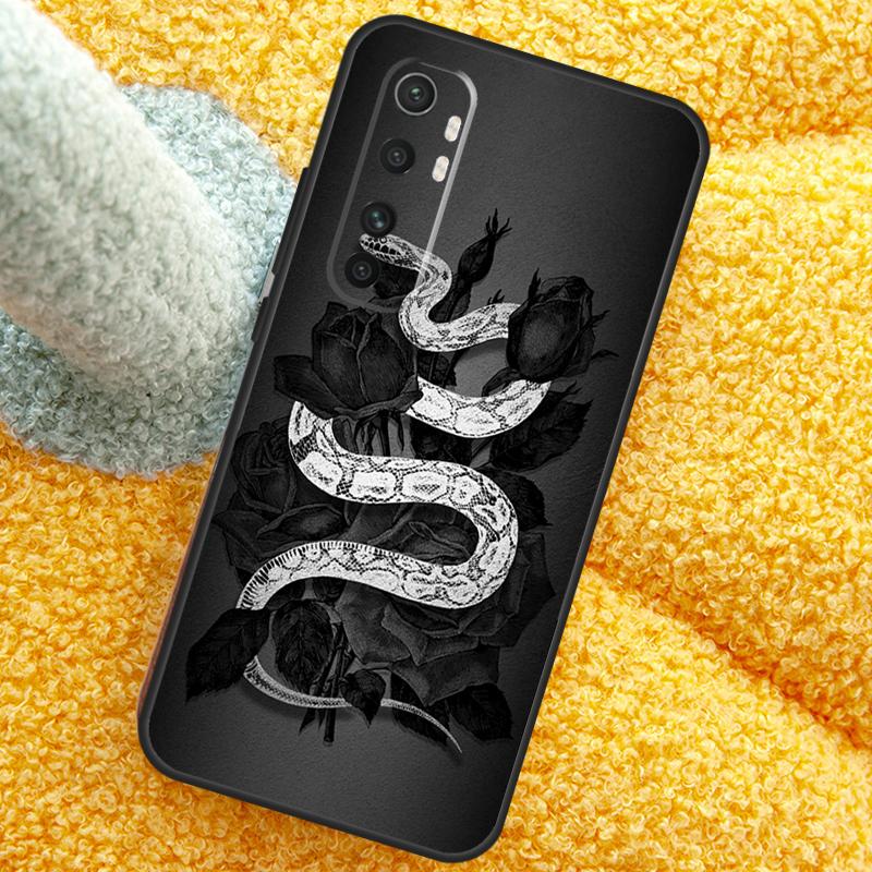 Чехол Змея и Папоротник Для Xiaomi 15 14 Ultra 13T 14T 15T 17 Pro Max Чехол Для POCO X7 F8 Pro X3 X5 X6 F5 F6 F7