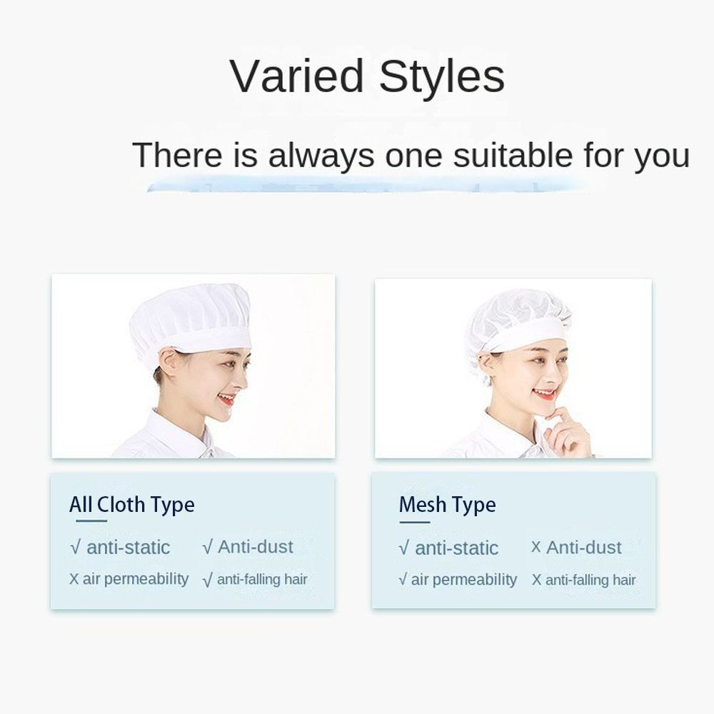 Hair Nets Work Hat Work Wear Cooking Hygienic Cap Cook Accessories Chef Hat Food Service