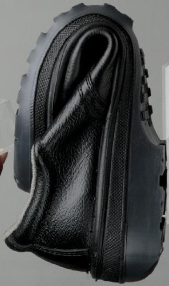 Safety Long Top Rubber Slip Fire Spread JIS T8101 Leather Type S Passed Black [Donkel] Shoes, Boots, 2-Layer Sole, Resistant, Resistant, E/F R2-04T