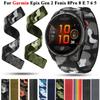 22 26 мм Нейлоновый ремешок-петля для Garmin Fenix 8pro 8 E 7X 7 6X 6 Pro 5X 5 Plus 3 3HR Умные часы Ремешок для часов Epix Enduro 3 2 Браслет