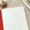 Travelers Notebook Refill Diary Monthly Planner Standard Passport Inside Pages Paper Notebook Inside Pages Stationery
