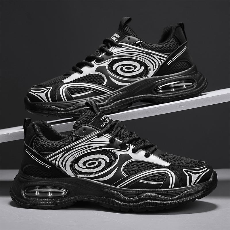 New Mesh Breathable Sports Shoes Breathable Men'S Shoes Soft Sole Shock-Absorbing Casual Running Shoes For Men