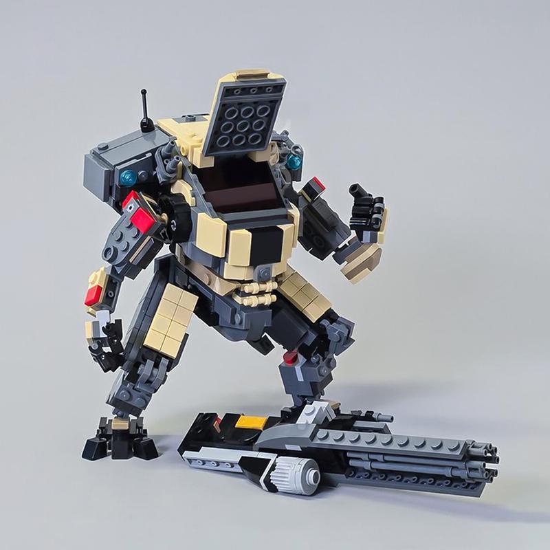 Buildmoc Titanfalleds Легион Титан Мех Роботы Фигурки MOC Набор Строительные Блоки Комплекты Игрушки для Детей Детские Подарки 660 Штук Кирпичиков
