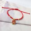 New Year Snake Year Bracelet Hand Rope Fortune Bracelet Unique Lucky Red Rope  Decoration