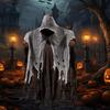 Halloween Hooded Cloak Adults Medieval Witch Wizard Cape Unisex Ghost Cosplay Scream Costume for Costume Party Cosplay