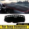 Для Jeep Compass 2017 2018 LHD приборная панель автомобиля солнцезащитный козырек Избегайте легких подушечек анти-УФ-коврик Нескользящий чехол