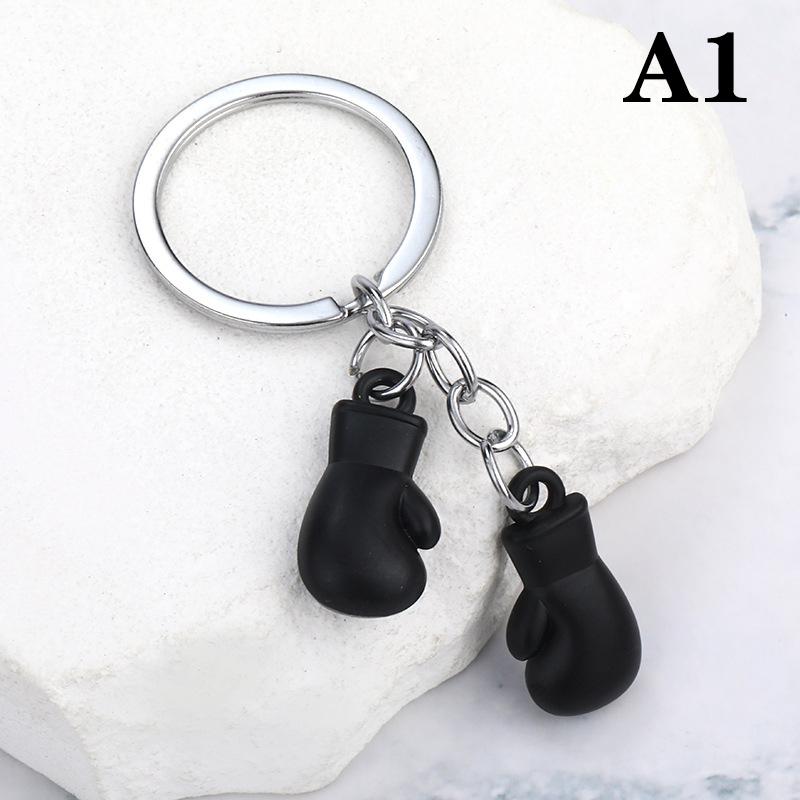 Уникальные боксерские перчатки брелок имитация фитнес-оборудования кулон персонализированный брелок для мужчин женщин пара автомобильные ключи кулон