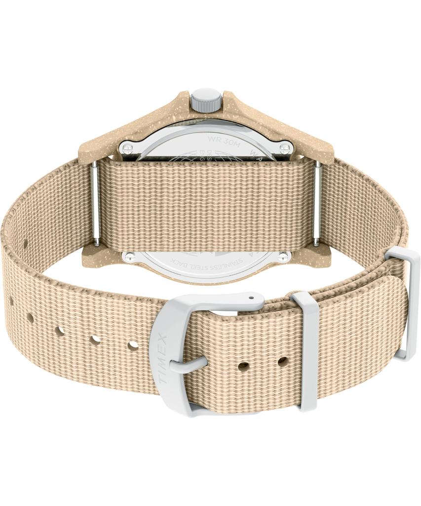 Часы TIMEX Reclaim Ocean Beige Dial Tide Material Quartz 40MM TW2V95900 бежевый