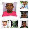 Чехол для подушки с изображением фоторобота T-Tyler, The Creator, 3D-печать, полиэфирное волокно, 40*40 см, декоративная наволочка для дивана, фестивальный подарок