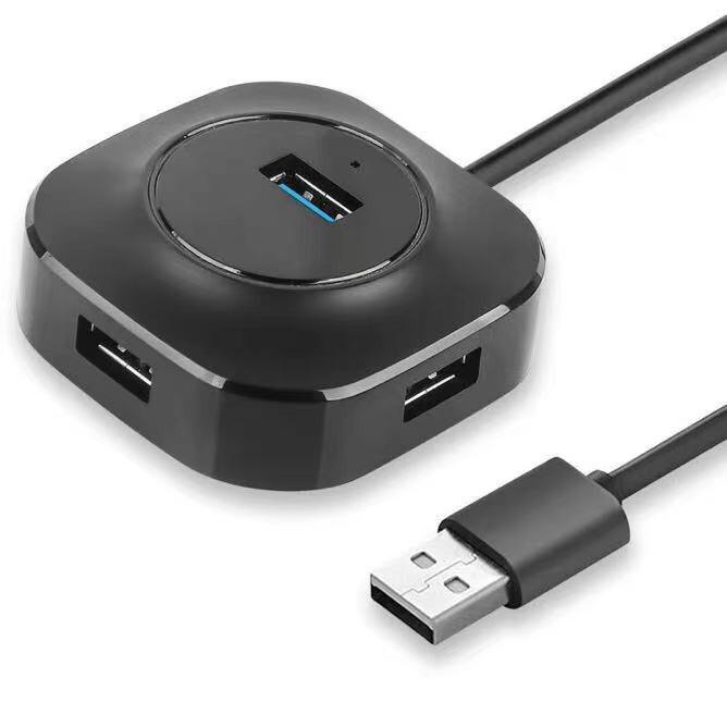 4-в-1 USB 3.0 концентратор-разветвитель: Высокоскоростная передача данных по нескольким интерфейсам с возможностью мгновенного чтения