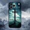 Христианский чехол для телефона с библейским стихом о Иисусе для iPhone 15,14,13,17,16,12,11,Plus,Pro Max,XS,X,Mini,8,7,XR,SE,Мягкий силикон, Черный