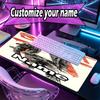 Custom Name Personalized Michael Jackson Pattern Mousepad, Laptop PC Desk Mat, Decorative Desk Mat for Home Keyboard Pad Gift