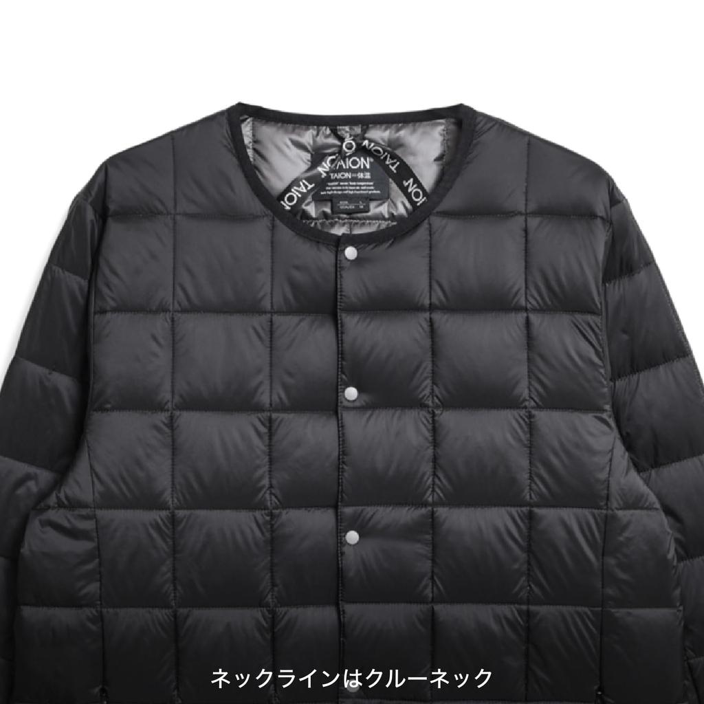 Taion Basic Oversized Crew Neck Button Down Dark Size M Men's Jacket, 104OS, Charcoal,