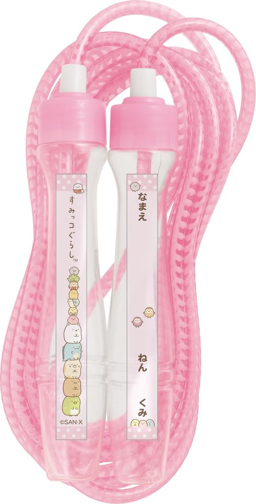 Скакалка San-X Sumikko Gurashi, Розовая, KG12803, Длина веревки 2400 мм x 4,8 мм