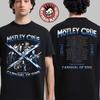 Motley Crue The Return Of Carnival Of Sins 2026 Tour North America Merch T-Shirt